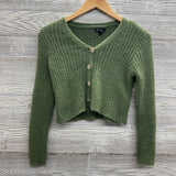 Fuzzy Ribbed Cardigan 10-12