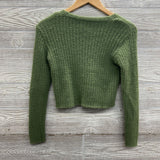 Fuzzy Ribbed Cardigan 10-12