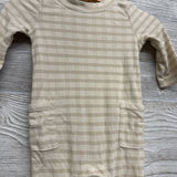 Ribbed Outfit Stripes W/ Pockets 0-3M