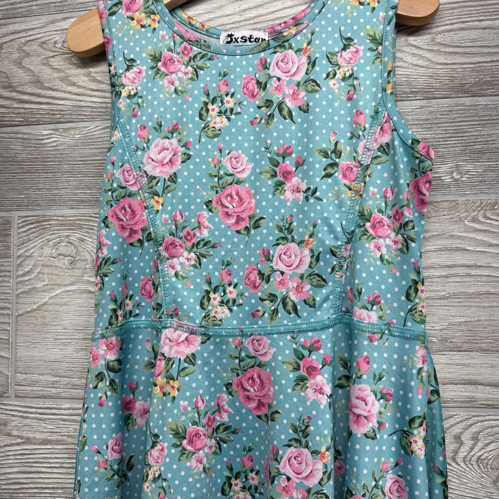 Tank Dress Flowers 6-7