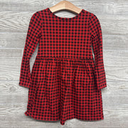 LS Dress Gingham 5t