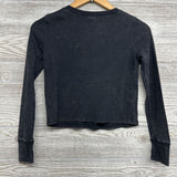 LS Weathered Waffle Knit Snap Shirt 10-12