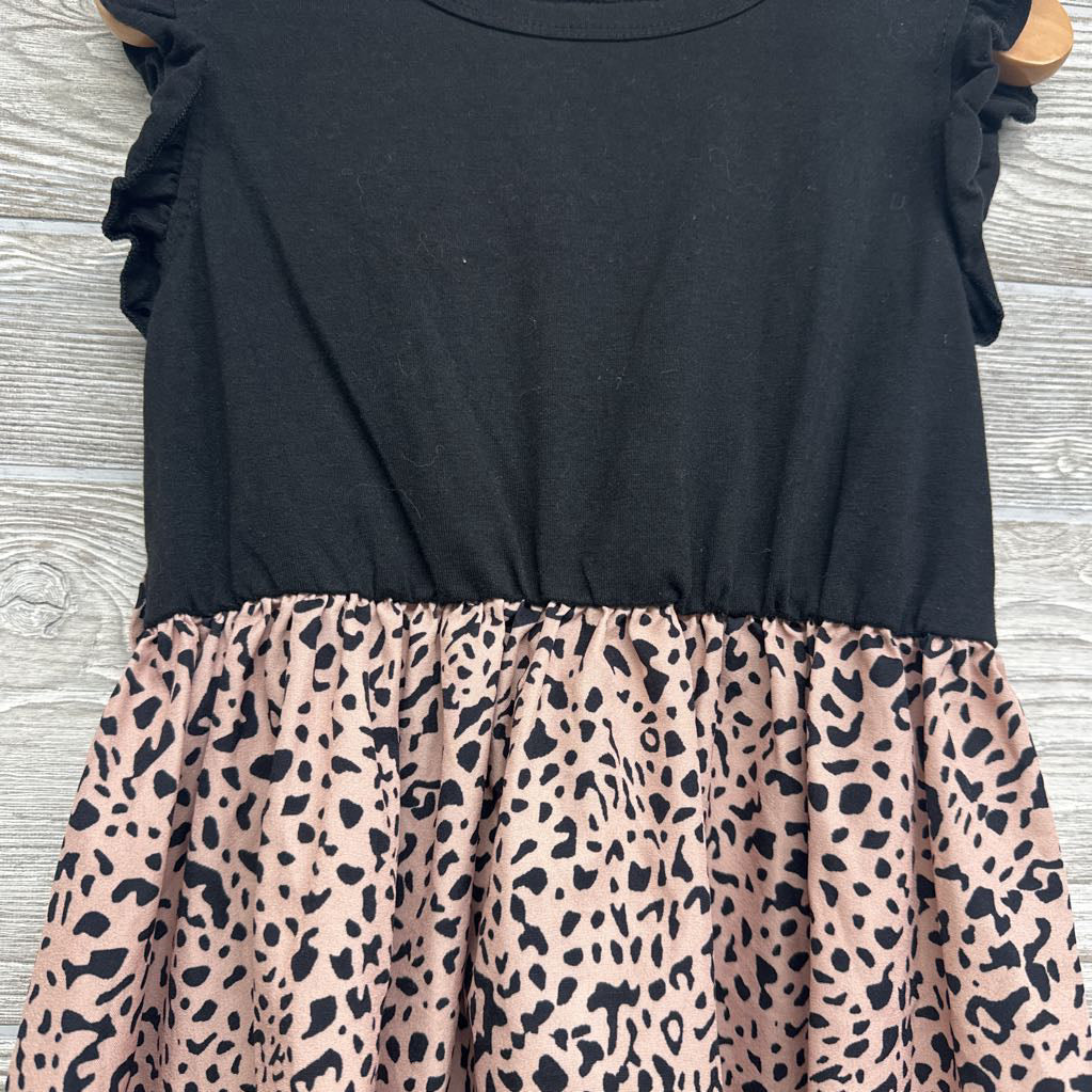 Ruffle Sleeve Dress Animal Print 6