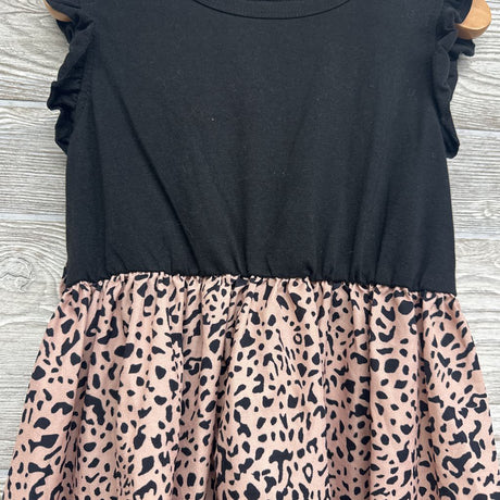 Ruffle Sleeve Dress Animal Print 6