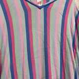 Swim Cover Up Stripes Pom Trim 14-16