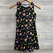 Tank Dress Flowers Fruit Parrots 7-8