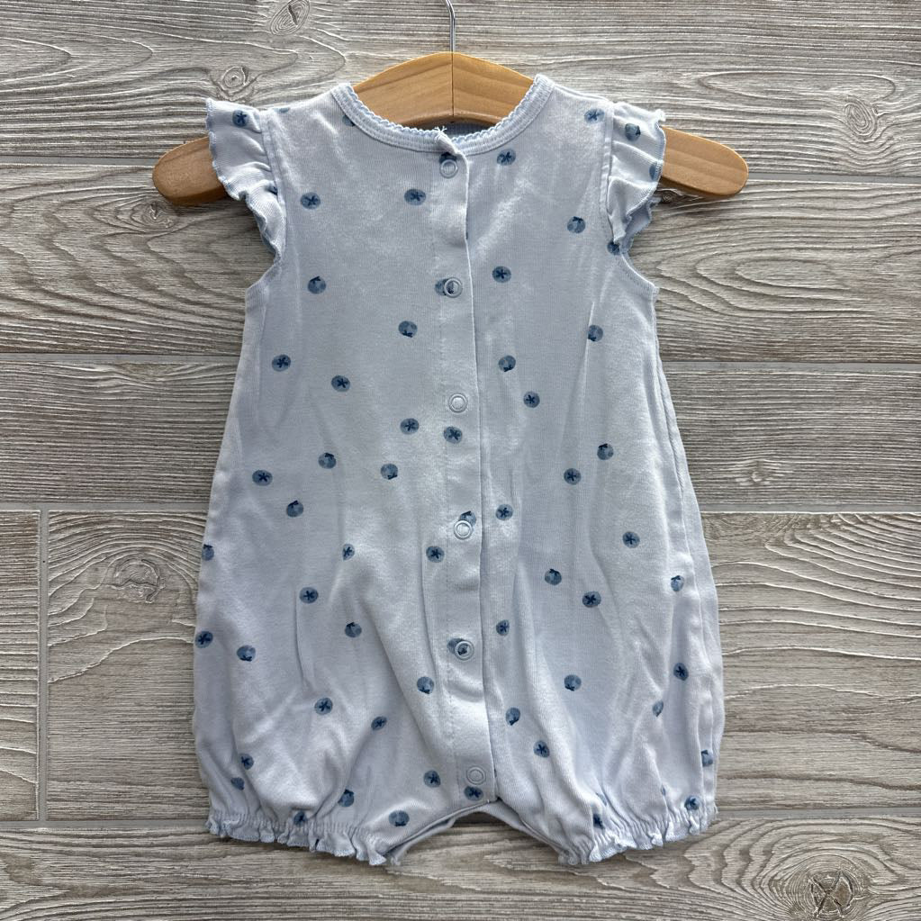 Flutter Sleeve Creeper Blueberries 6M