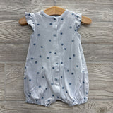 Flutter Sleeve Creeper Blueberries 6M