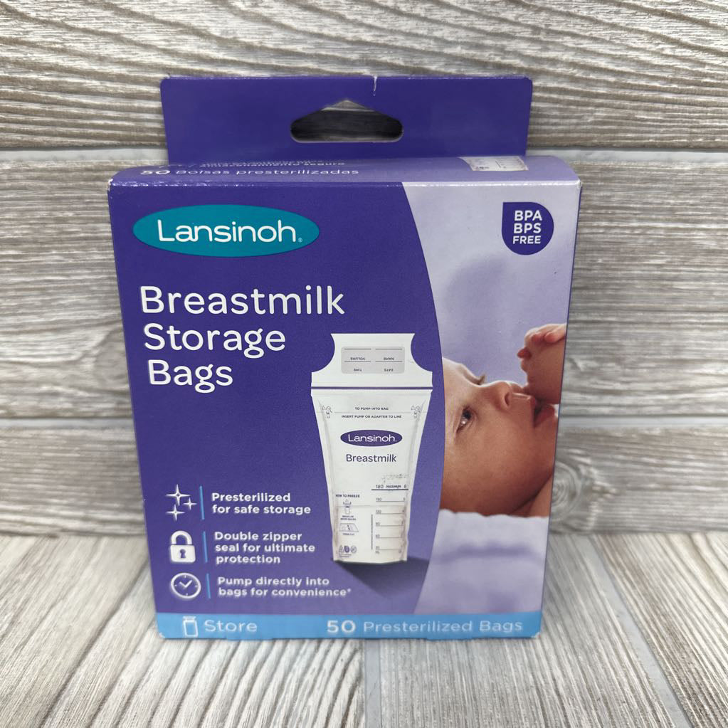 NEW 50 Pk Breastmilk Storage Bags