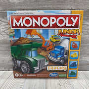 NEW Monopoly Junior Trucks Edition