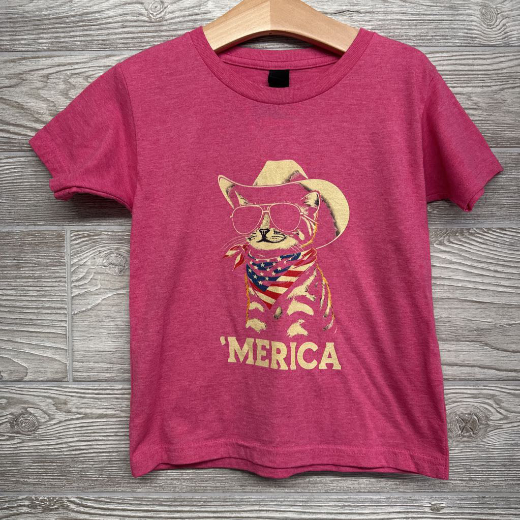 Shirt Cat 'Merica 4-5