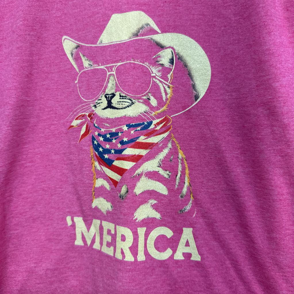 Shirt Cat 'Merica 4-5