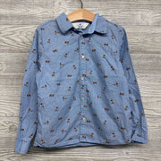 LS Chambray Button Up Shirt Deer 6X