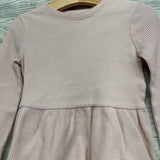 LS Waffle Knit Peplum Shirt 3T