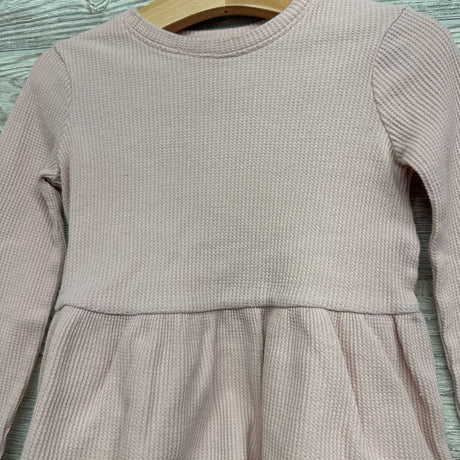 LS Waffle Knit Peplum Shirt 3T