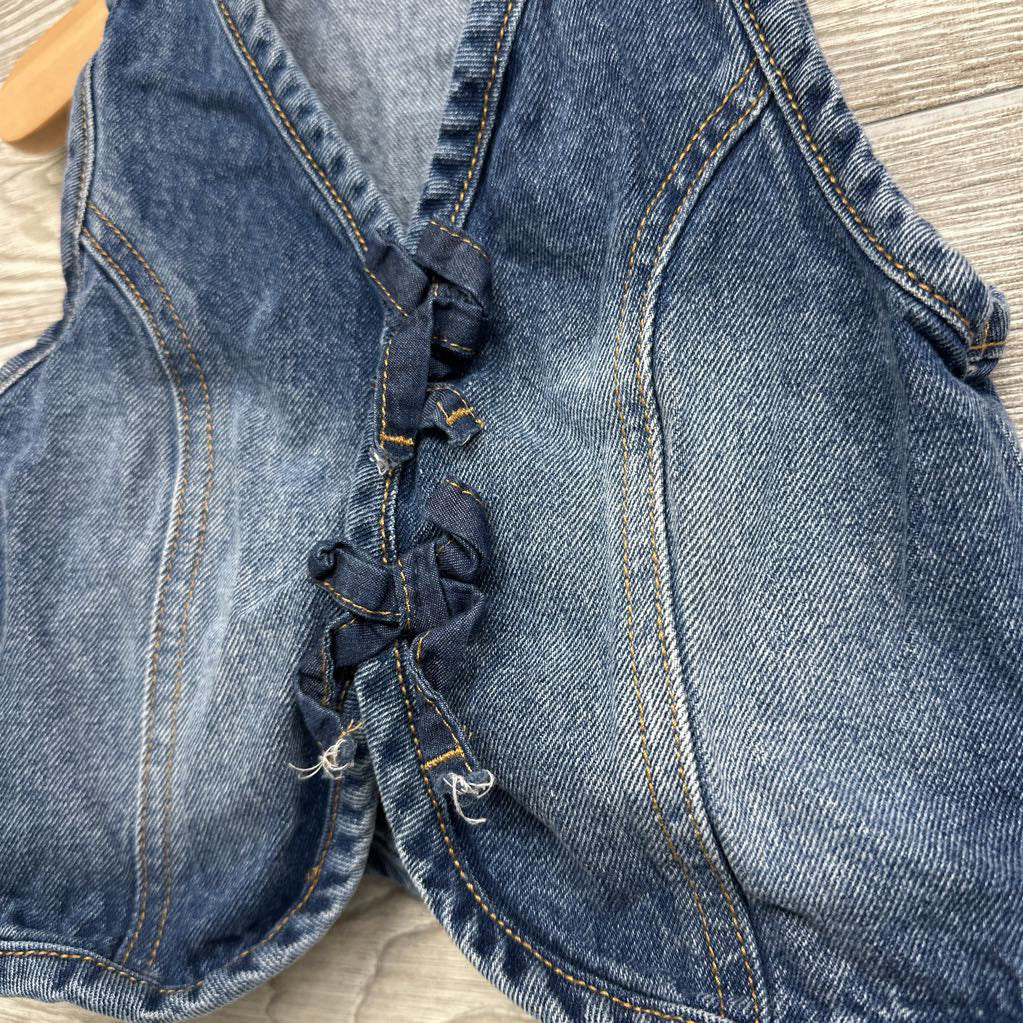 Denim Vest Bows 5-6