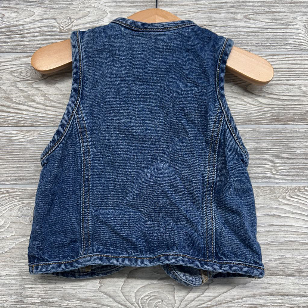 Denim Vest Bows 5-6