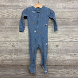 Waffle Knit Sleeper Penguins Walrus 12M