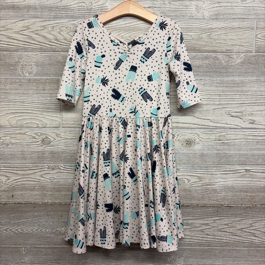 LS Twirl Dress Cactus 7