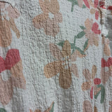 Textured Flutter Sleeve Romper Flowers 6