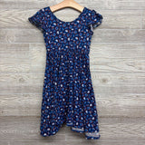 Flutter Sleeve Twirl Dress Watermelon 5-6