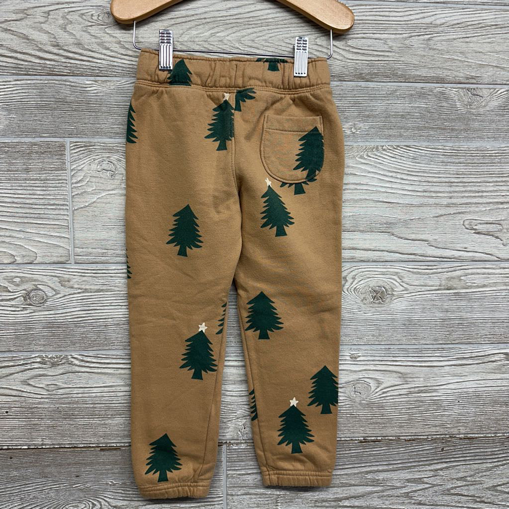 Drawstring Sweatpants Trees 4T