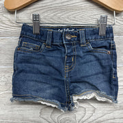 Denim Shorts Eyelet Trim 18M