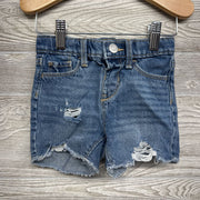 Distressed Denim Shorts Frayed 3T
