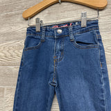 Ruffle Bell Bottom Jeans Frayed 5