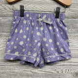 2 Pc Button Up PJs Flowers 6-6X