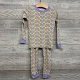 2 Pc LS PJs Rainbows Hearts 5T