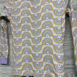 2 Pc LS PJs Rainbows Hearts 5T