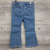 Flare Jeans Sequin Bows Frayed 3T