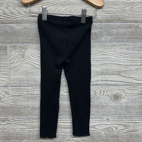 Ribbed Legging Lettuce Trim 2T
