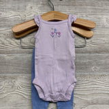 Tank Bodysuit Flowers & Leggings Dots NB