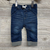 Knit Denim Joggers 3-6M
