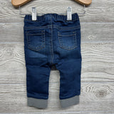 Knit Denim Joggers 3-6M