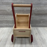 Wooden Doll Stroller Cutout Heart