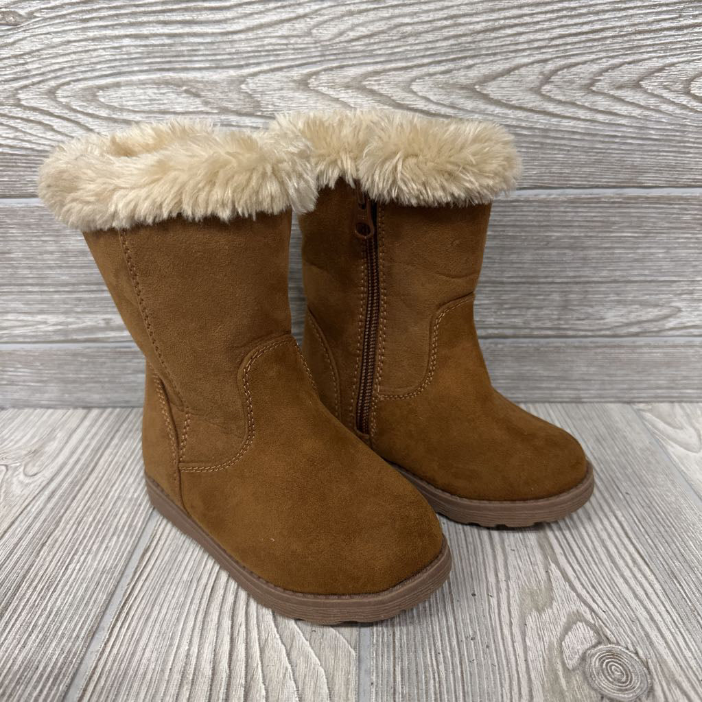 Side Zip Cozy Boots 7c