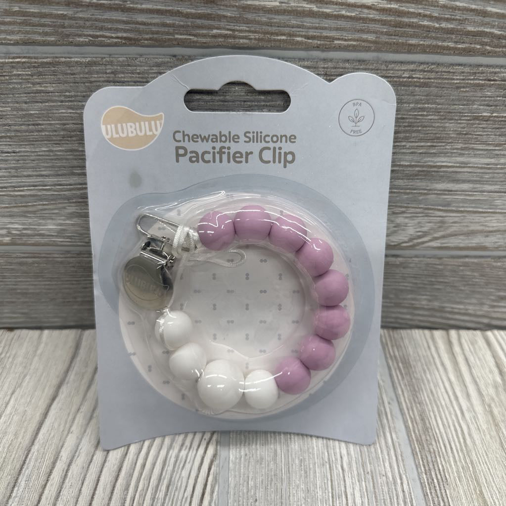 NEW Chewable Silicone Pacifier Clip