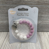NEW Chewable Silicone Pacifier Clip