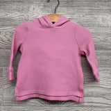 LS Ribbed Shirt W/ Hood 12M