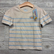 NEW Shirt Stripes Embroidered Sun 3T
