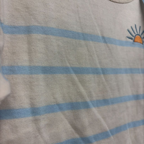 NEW Shirt Stripes Embroidered Sun 3T