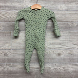 Ribbed Sleeper Dots 3-6M