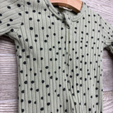 Ribbed Sleeper Dots 3-6M