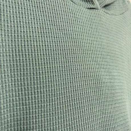 LS Waffle Knit Shirt W/ Hood 4