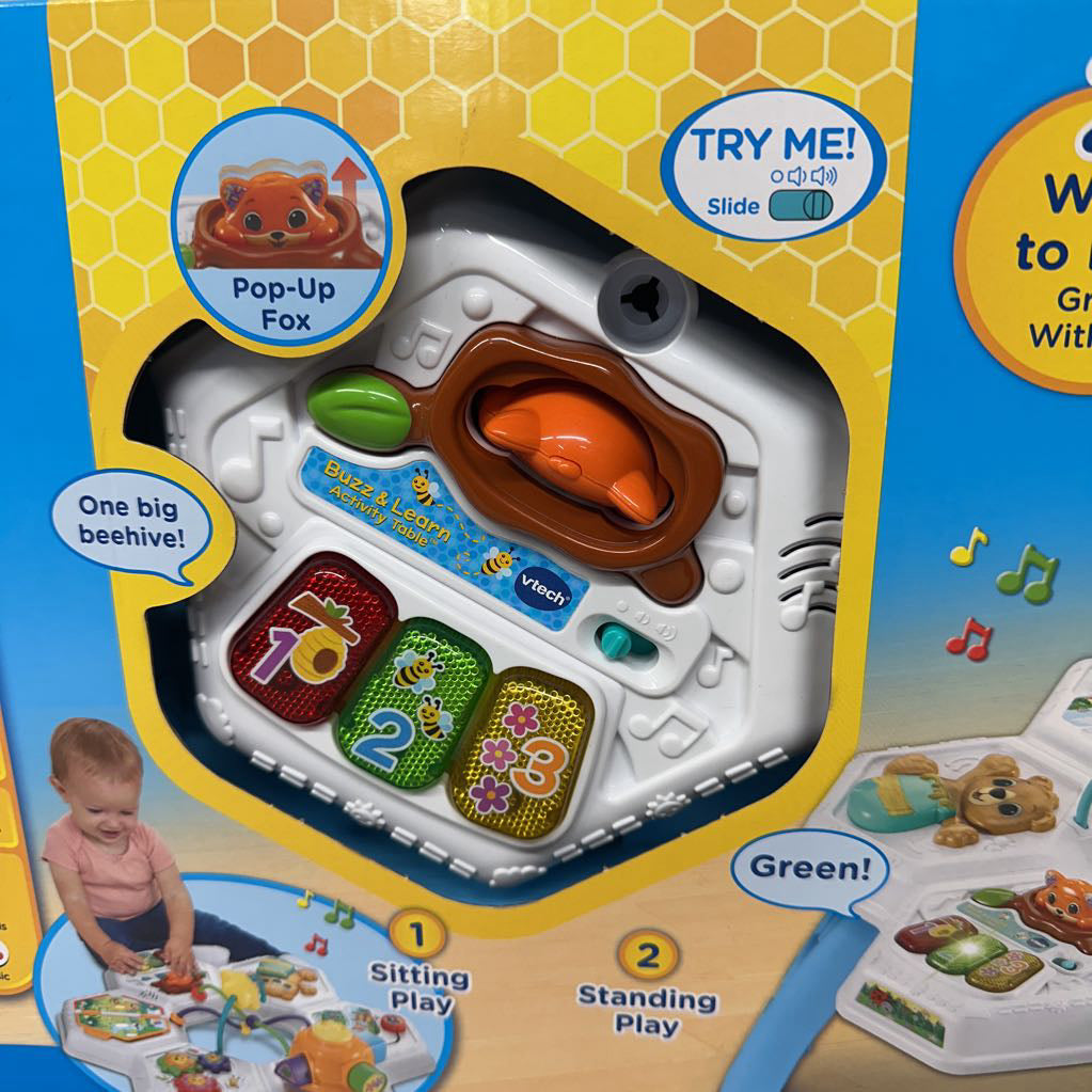 NEW Buzz & Learn Activity Table