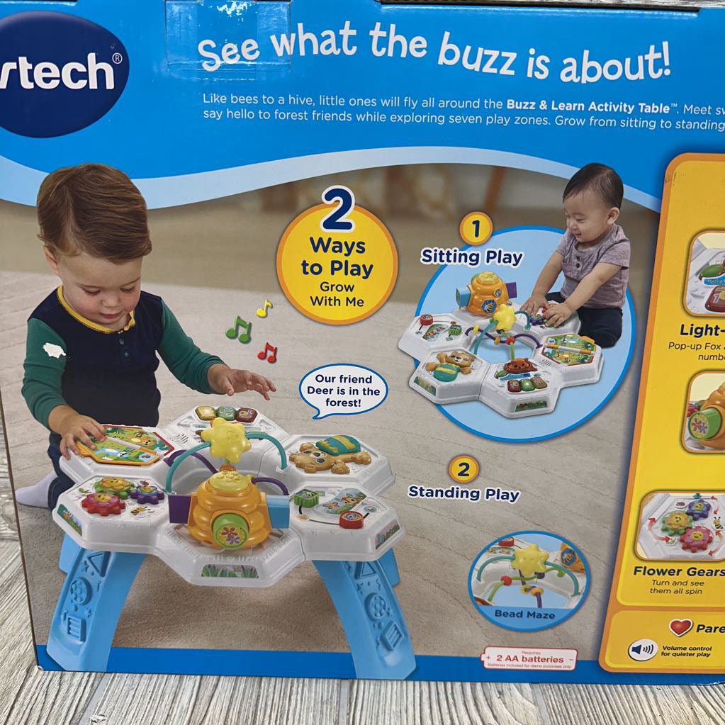 NEW Buzz & Learn Activity Table