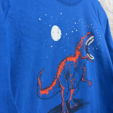 LS Shirt Dinosaur Moon 4T